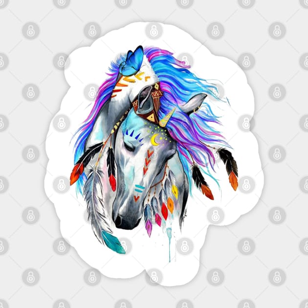 fantasy horse Sticker by The Pharaohs